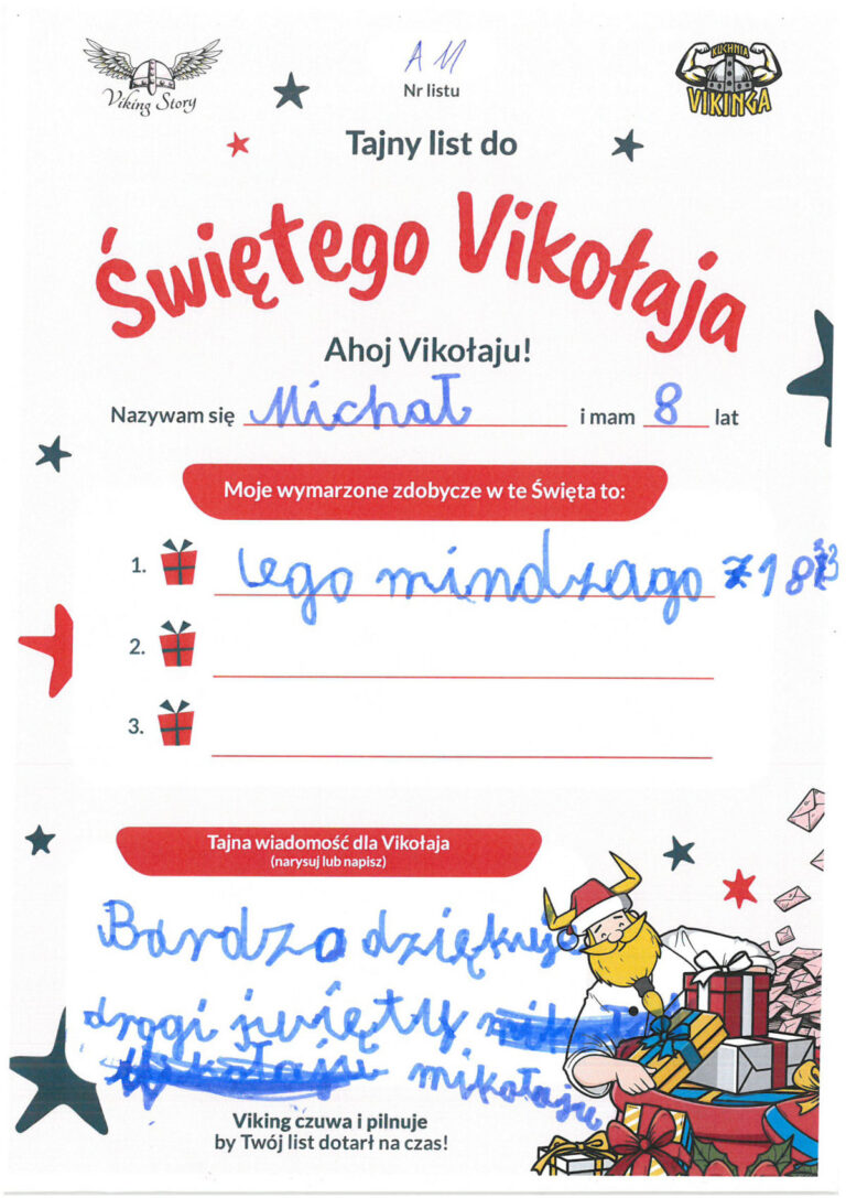 Michał, 8 lat, nr listu A11