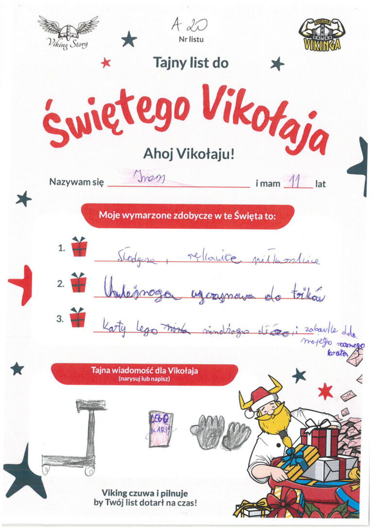 Iness, 11 lat, nr listu A20