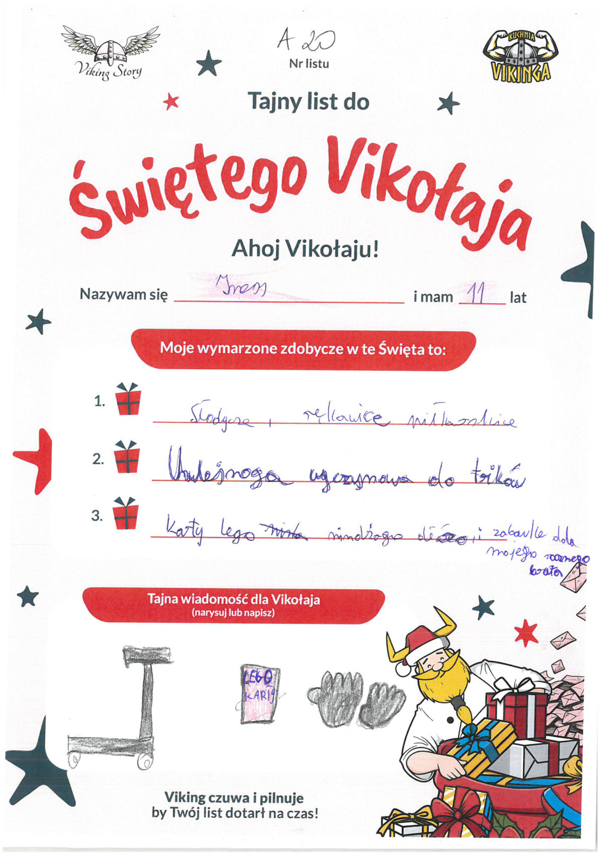 Iness, 11 lat, nr listu A20