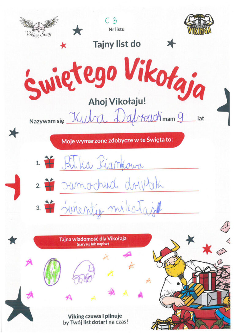 Kuba, 9 lat, nr listu C3