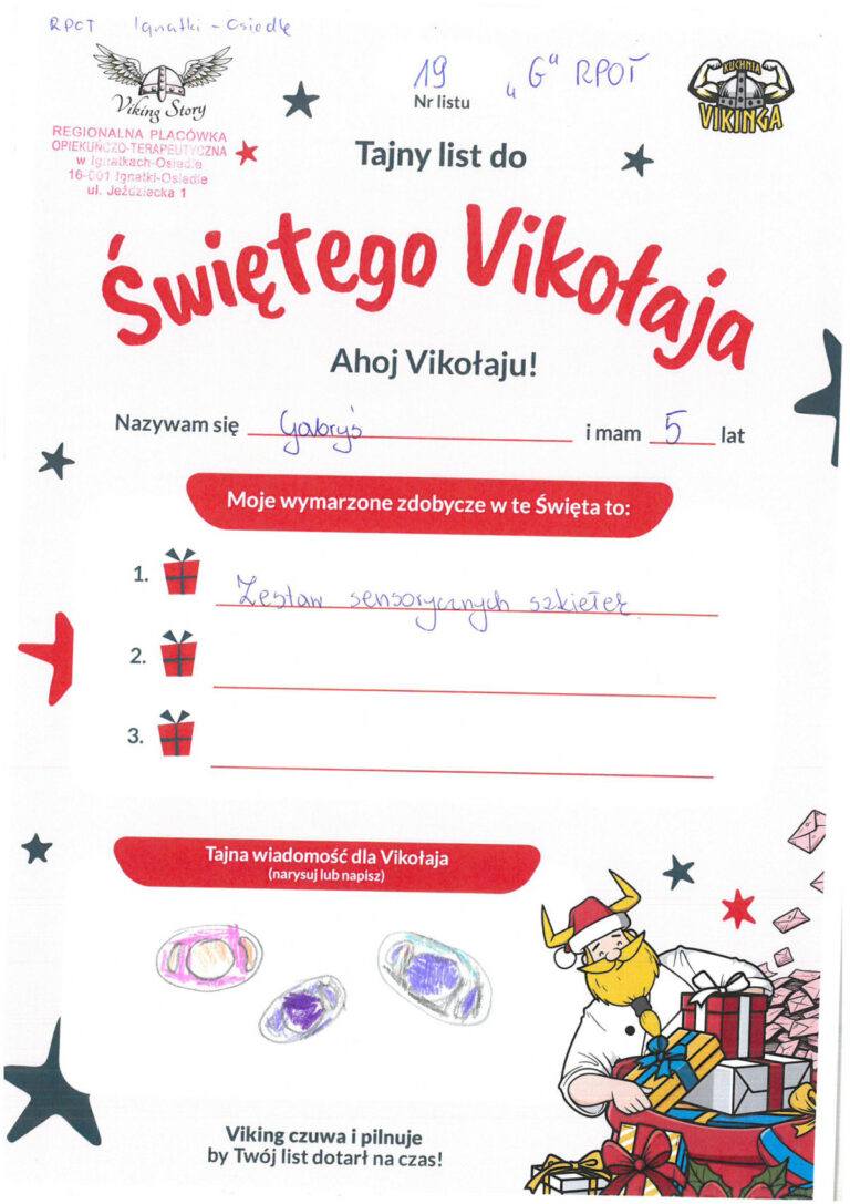 Gabryś, 5 lat, nr listu G19