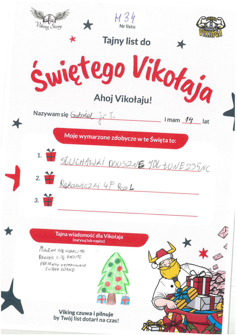 Gabriel, 14 lat, nr listu H34