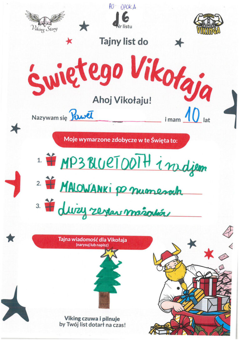 Paweł, 10 lat, nr listu J6