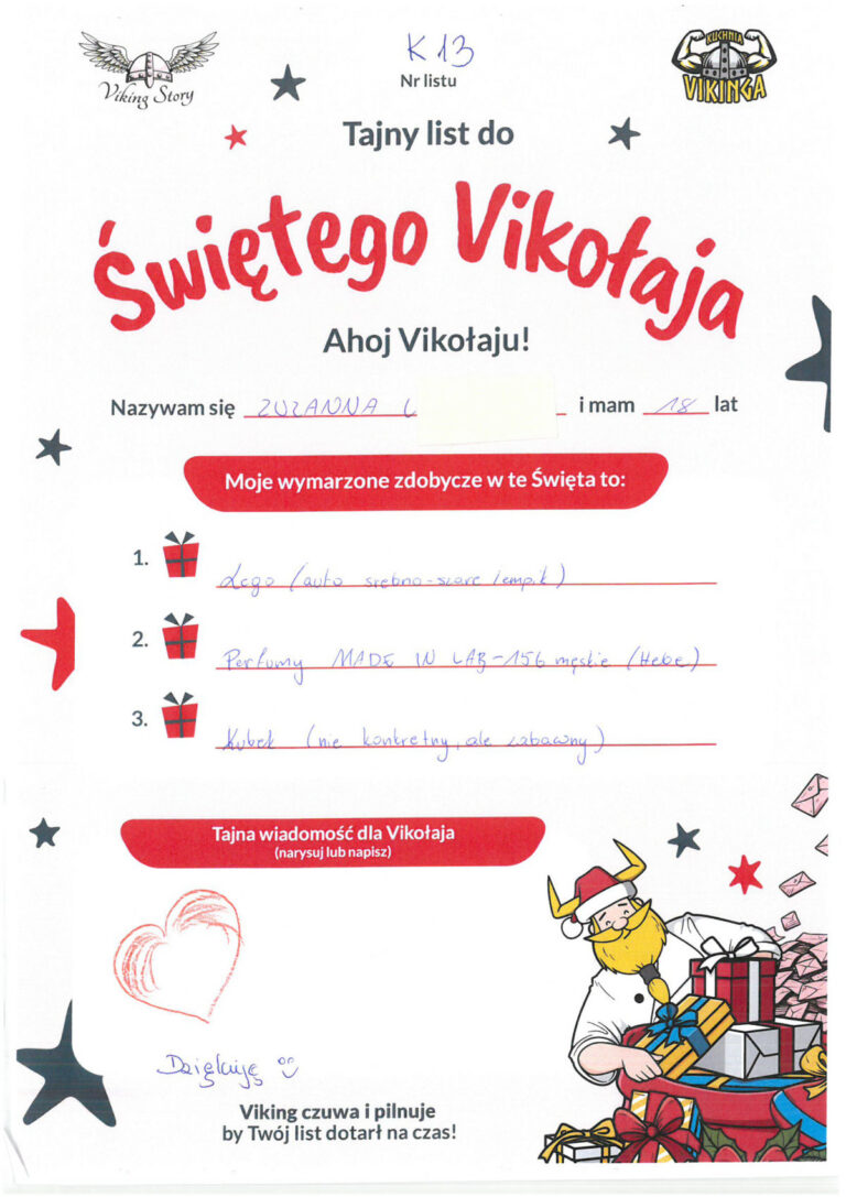 Zuzanna, 18 lat, nr listu K13