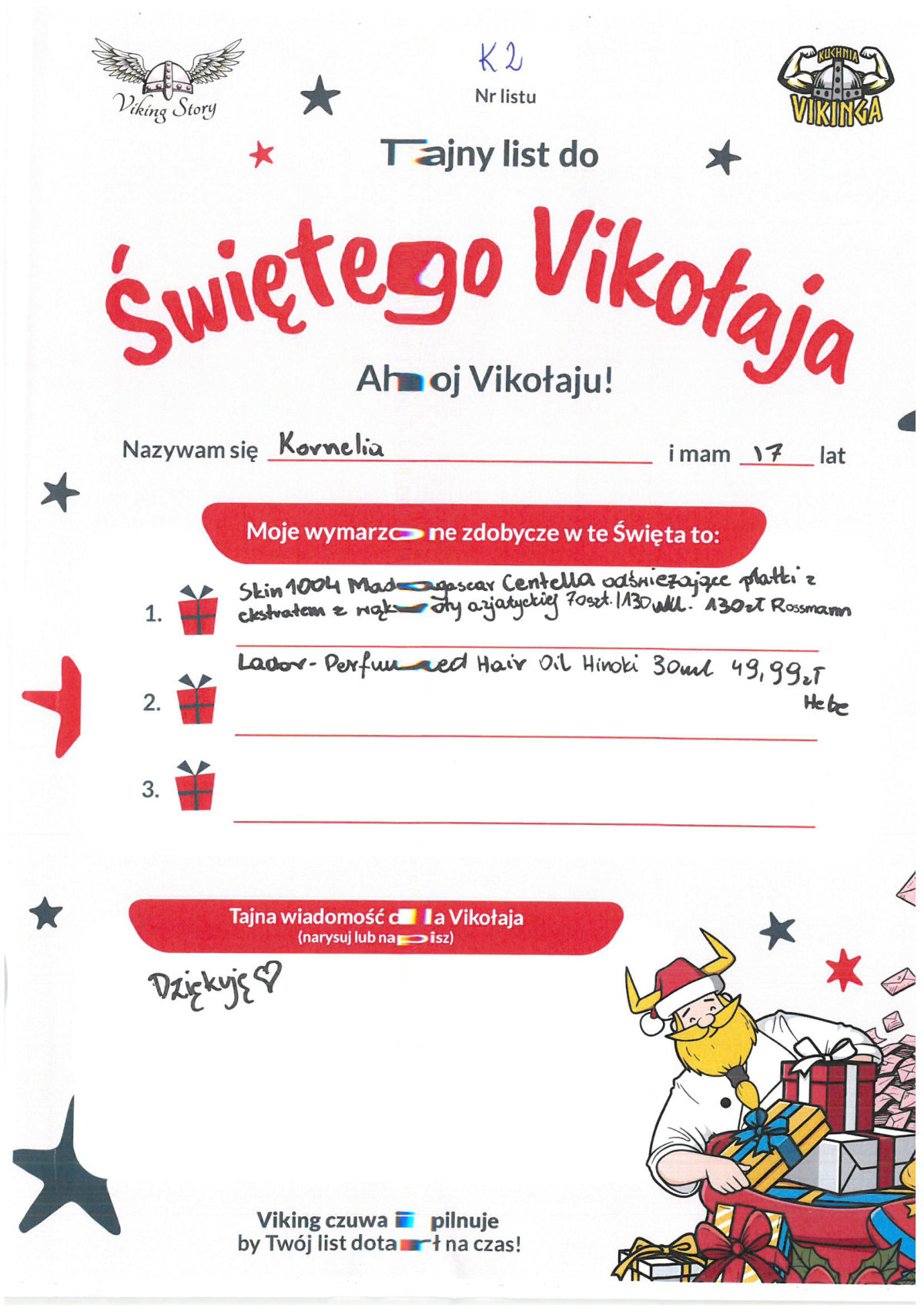 Kornelia, 17 lat, nr listu K2