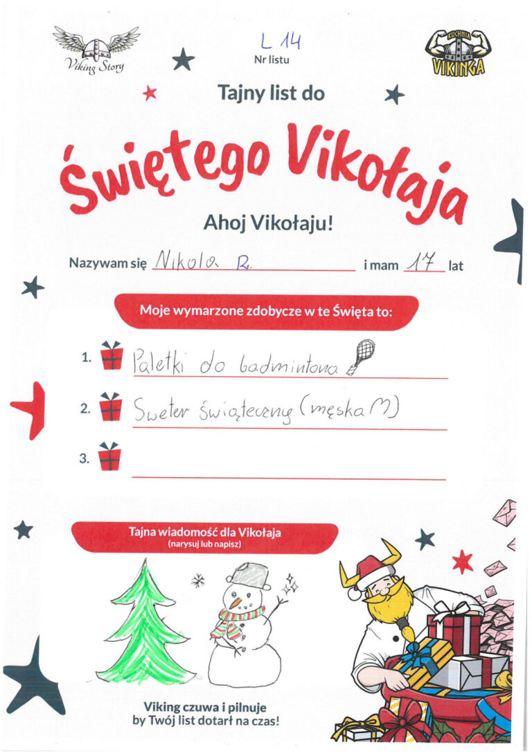 Nikola, 17 lat, nr listu L14