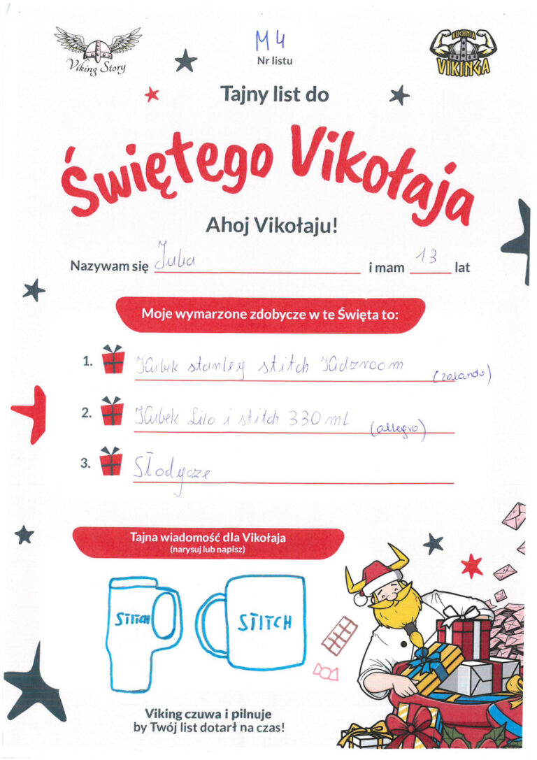 Julia, 13 lat, nr listu M4