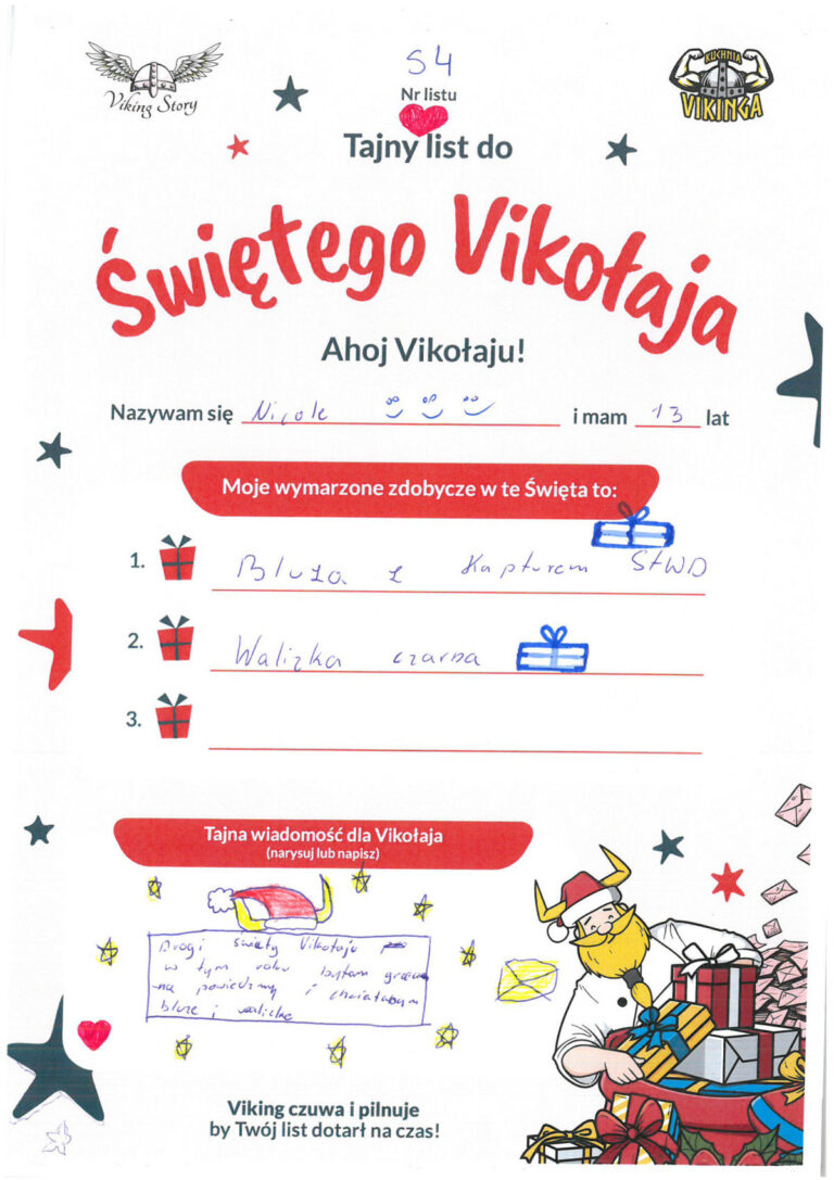 Nicole, 13 lat, nr listu S4