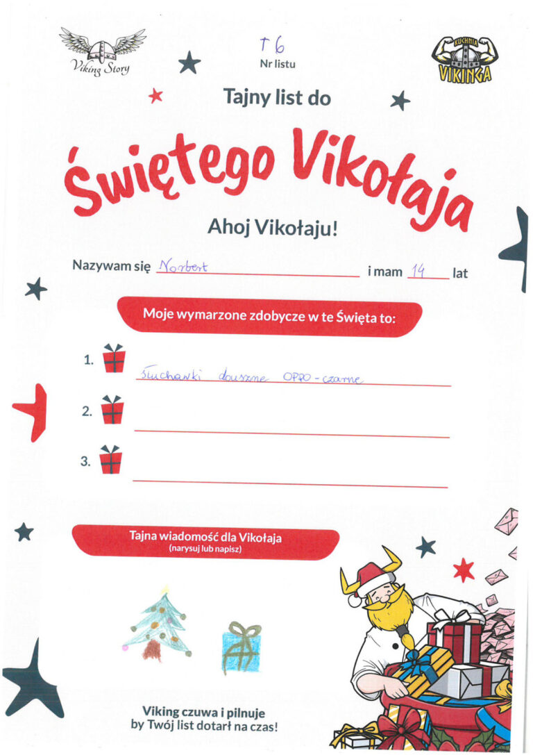 Norbert, 14 lat, nr listu T6