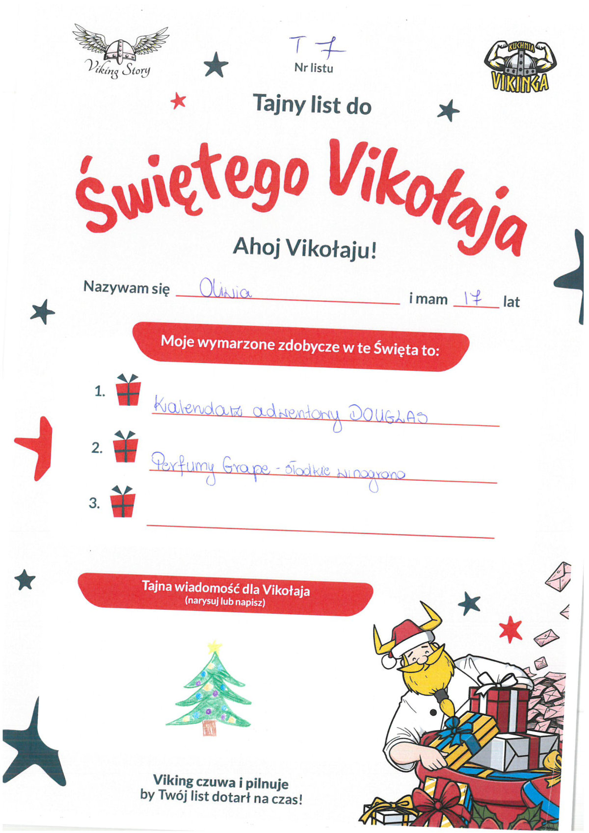 Oliwia, 17 lat, nr listu T7